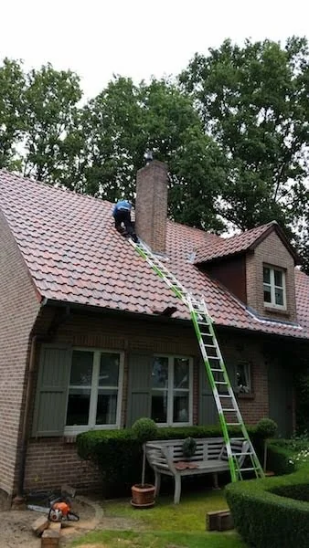 Woning tijdens renovatiewerken